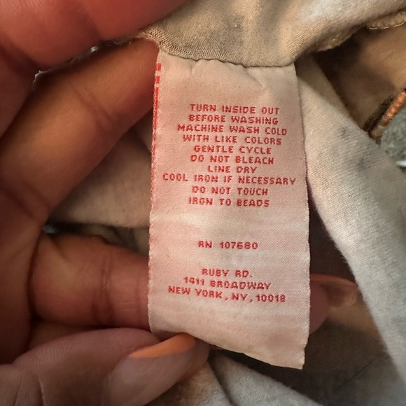 Ruby Rd: Mixed Media Top - Picture 8 of 9